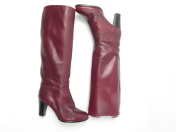 Women’s Wine Leather Vintage Boots 36/3