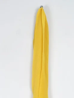 Women's Yellow Pleated Neck Scarf