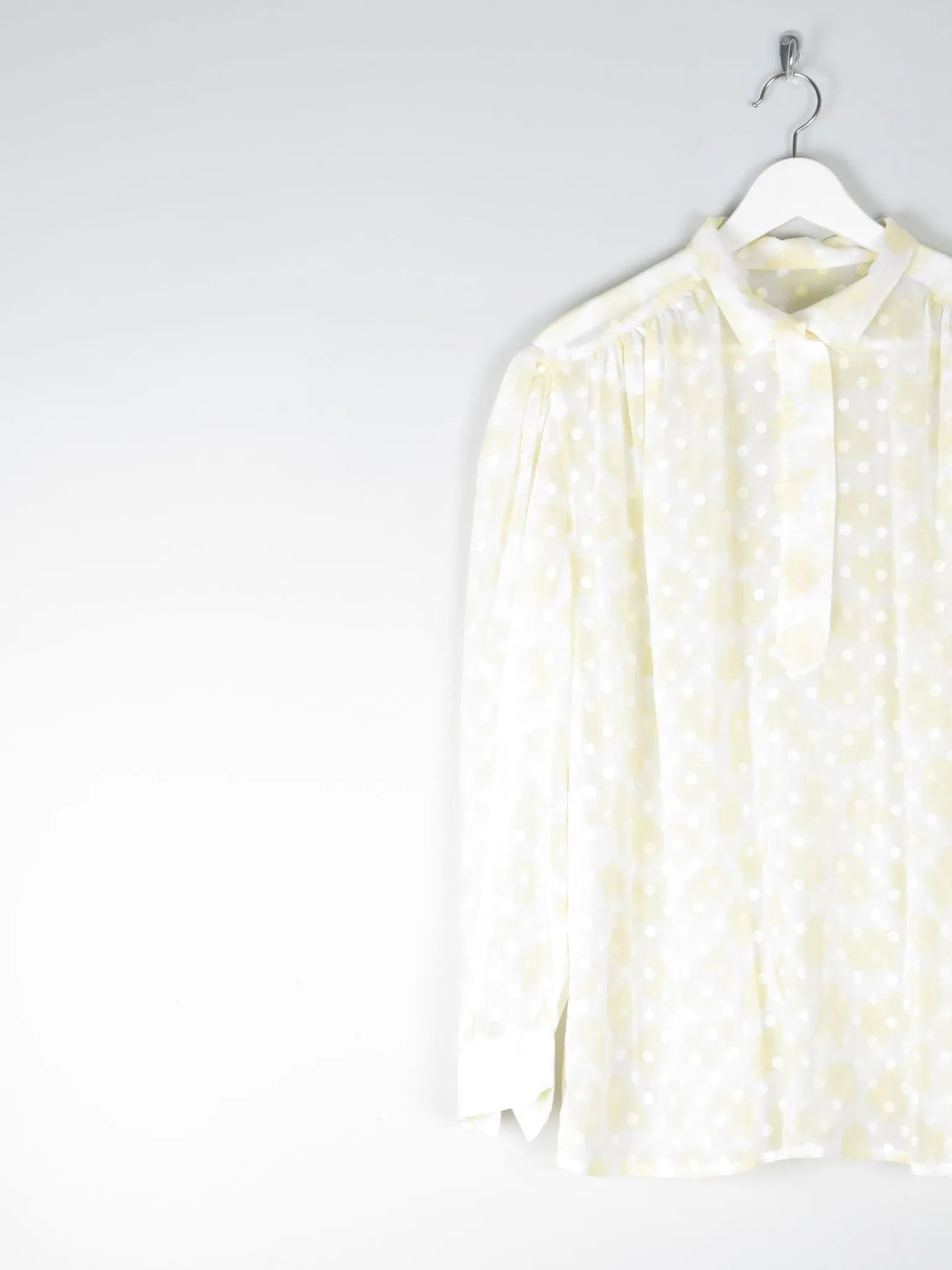Women’s Yellow Polka Dot Blouse M/L