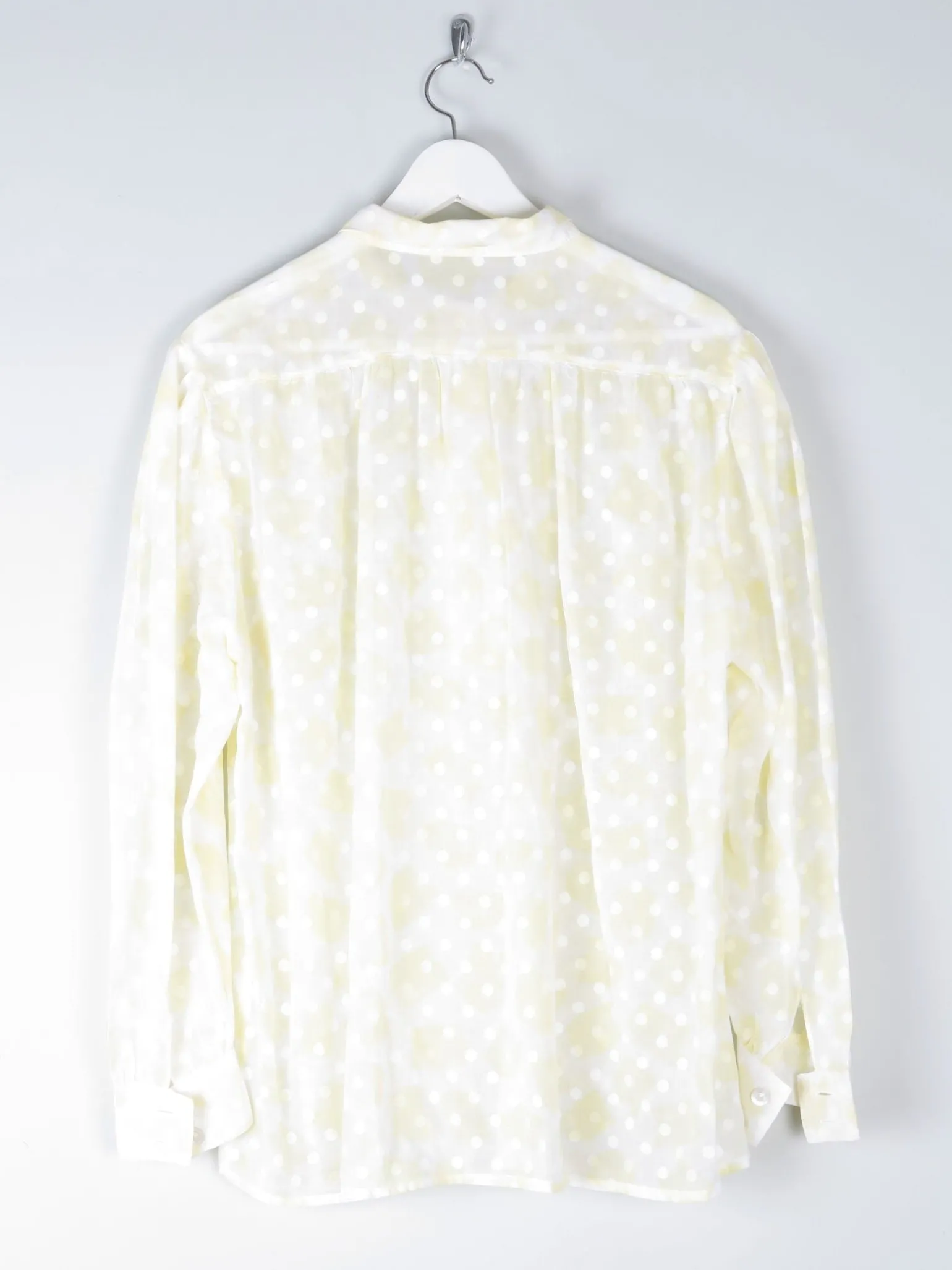 Women’s Yellow Polka Dot Blouse M/L