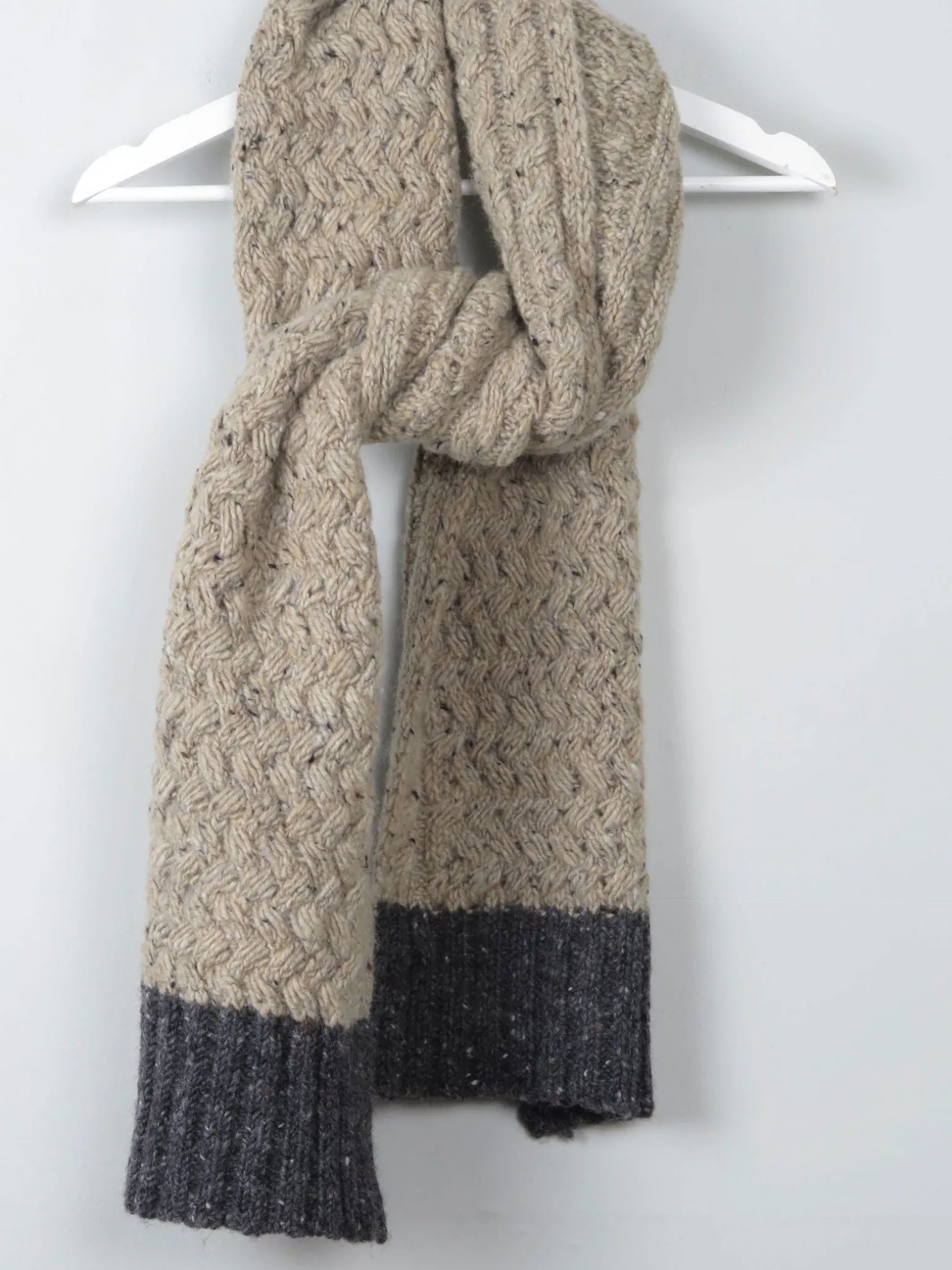 Wool Avoca Knitted Scarf