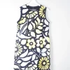 Yellow & Navy Vintage Style Hobbs Shift Dress 12