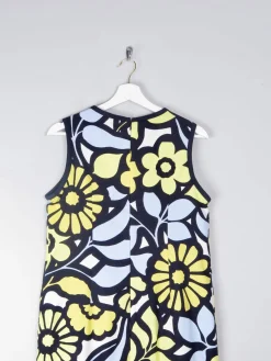 Yellow & Navy Vintage Style Hobbs Shift Dress 12