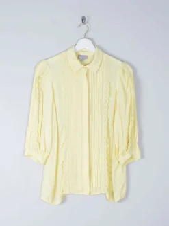 Yellow Oliver Bonas Frilly Blouse 8