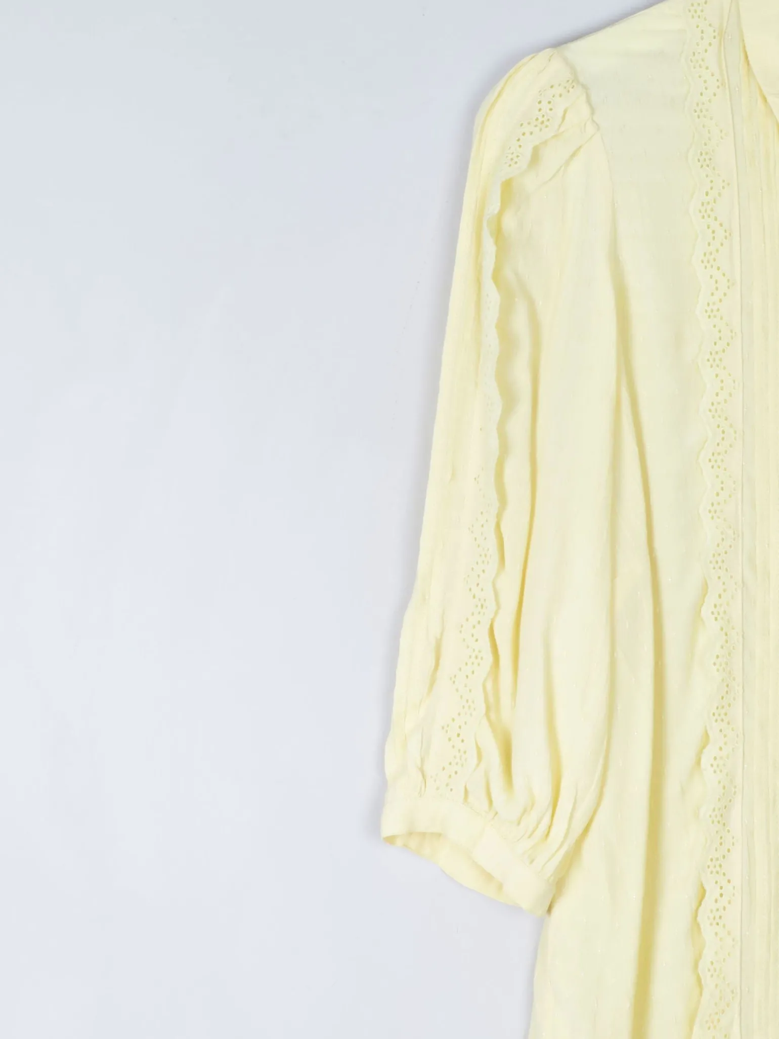 Yellow Oliver Bonas Frilly Blouse 8