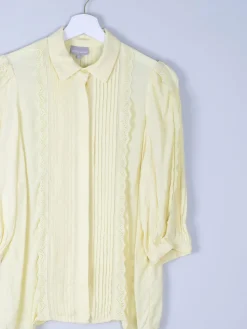 Yellow Oliver Bonas Frilly Blouse 8